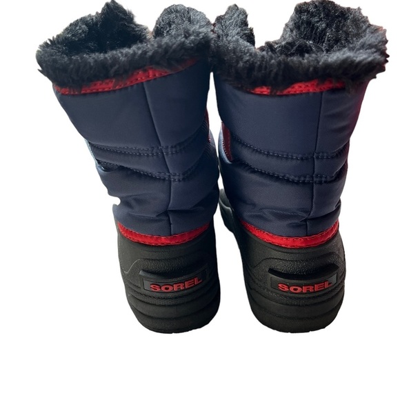 NWT Sorel Blue & Red Children Snow Commanders Boots 13 - Picture 5 of 5